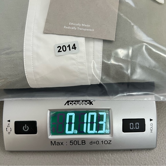 Everlane Organic Cotton Polo Dress NWT Size Small Clay Gray Short Sleeve - Picture 12 of 12